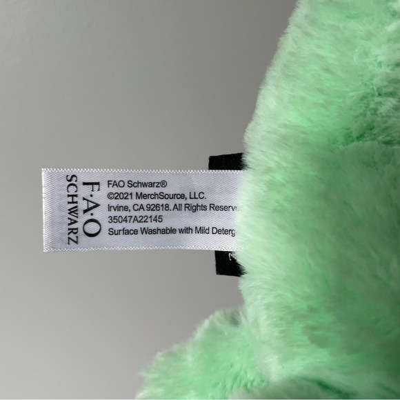 FAO Schwarz 12in T Rex Dino Plush with Birthday Hat - Picture 9 of 9